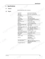 mustang-me6003-compact-excavator-service-manual-918175-specs-29.webp Mustang ME6003 service manual page showing Yanmar 4TNV98-VNS engine specifications, including torque, pressure, and clearances.