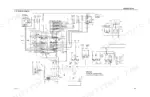 mustang-me8003-compact-excavator-service-manual-918170-hydraulic-149.webp Mustang ME8003 hydraulic system diagram showing cylinders, joysticks, swivel unit, and travel drive components.