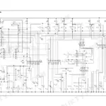 Mustang ME8003 electrical system wiring diagram showing fuses, relays, switches, and component connections.