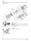 Mustang ML 48T exploded view of front axle brake cylinder, planetary drive components, and removal procedures.
