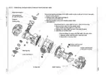 mustang-ml42-to-00-wheel-loader-service-manual-50940189-exploded-view-105.webp Mustang ML42, ML43, 318, 418, 418 Telescopic, 308 63, 311 66, 311 00 exploded view of axle body, planetary drive, and seals.