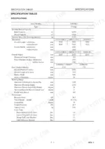 mustang-mtl25-track-loader-service-manual-908313-specs-27.webp Mustang MTL25 technical specification table including dimensions, working range, and performance data by serial number.