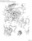 Ford 6600 4 CYL AG TRACTOR exploded view of gasoline cylinder block, head, and related engine components.