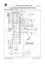New Holland D1010, 4860, D1210, 4880, 590, 595, 4860CC, 4860S, D1010CC, D1010S, 4880CC, 4880S, D1210CC, D1210S electrical wiring diagram for junction box and sensor housing.