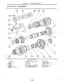 New Holland LM 410, 410 T, 420, 430, 630, 640 transmission output shaft disassembly exploded view diagram.