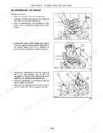 New Holland LM 410, 410 T, 420, 430, 630, 640 engine re-assembly procedure for crankshaft and main bearings.