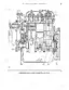 New Holland TN 55, TN 65, TN 70, TN 75 longitudinal engine section diagram showing pistons, crankshaft, and fan assembly.