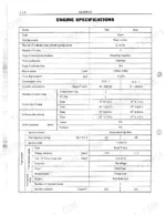nissan-diesel-motor-co-ltd-pe6-pe6t-engine-service-manual-8906261-16834-300-kss-specs-4.webp Nissan Diesel Motor Co., Ltd. PE6, PE6T engine specifications table including bore, stroke, valve timing, and fuel system.