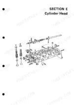 Perkins Engines Limited G4.236 exploded view diagram of the cylinder head assembly, valves, and rocker arm shaft.
