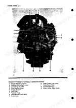 perkins-v8-510-v8-540-tv8-540-diesel-engines-workshop-manual-601-tpd-06901215-exploded-view-8.webp Perkins V8.510, V8.540, TV8.540 top front view diagram of naturally aspirated engine with numbered component key.