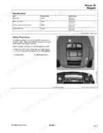 sabo-maschinenfabrik-gmbh-tango-e5-robotic-mower-technical-manual-tm138919-torque-61.webp Sabo Maschinenfabrik Gmbh Tango E5, MOWIT 500F Series II, Robotic Mower torque specs table and safety stop button diagram.