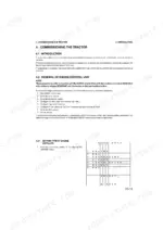Same Dorado S 70-100, V 70-100 manual: Engine control unit renewal procedures, calibration steps, and main menu display diagram.