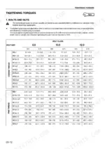 same-explorer-to-hp-tractors-workshop-manual-307-1130-3-0-torque-15.webp Same EXPLORER II Special 70-95 HP torque table for coarse and fine thread bolts, classes 8.8, 10.9, and 12.9 in Nm and lb.ft.