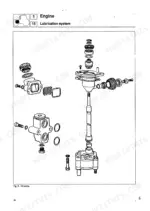 same-frutteto-to-ii-tractor-service-manual-exploded-view-11.webp Same Frutteto 60 II, 75 II, 85 II engine lubrication system exploded view diagram of the oil pump assembly.