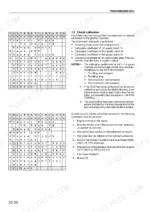 same-rubin-to-150-tractor-workshop-manual-calibration-158.webp Same Rubin 120, 135, 150 transmission ECU clutch calibration menu tables and procedure instructions.