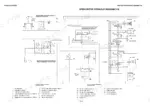 same-rubin-to-150-tractor-workshop-manual-hydraulic-24.webp Same Rubin 120, 135, 150 open centre hydraulic system diagram showing front lift, trailer brake, and axle.