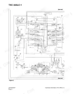 terex-txc-225lc-1-hydraulic-excavator-shop-manual-023-00081e-hydraulic-529.webp Terex TXC 225LC-1 hydraulic schematic diagram showing pump, control valves, and engine sensor connections.
