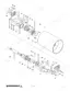 Vibromax 255, 265 exploded view diagram of the drum assembly, including bearings, seals, and mounting brackets.