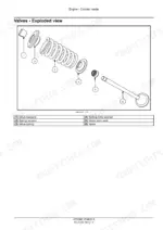 Vm Motori R 753 IE4, VM Motori R 753 IE4 exploded view of engine cylinder head valve assembly components.