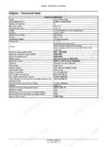 Vm Motori R 753 IE4, VM Motori R 753 IE4 technical data table listing engine specifications, dimensions, and performance.