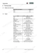 wacker-neuson-et18-to-e12-04-track-excavators-service-manual-1000282523-specs-42.webp Wacker Neuson ET18, ET20, ET24, E12-02, E12-03, E12-04 technical data table for Yanmar 3TNV76-SNSE12 engine specifications.