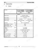 Wacker RT 56-SC, 82-SC technical data table for Lombardini engine specifications, capacities, and valve clearances.