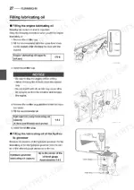 yanmar-12aym-wgt-12aym-wet-12aym-wst-marine-propulsion-engine-operation-manual-0aayv-g00203-fluid-capacities-30.webp Yanmar 12AYM-WGT, 12AYM-WET, 12AYM-WST engine oil filling procedure, dipstick level diagrams, and capacity tables.