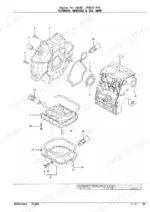 yanmar-2tnv70-ptb-engine-parts-catalog-yoof2161-page-8.webp Yanmar 2TNV70-PTB (TB108) exploded view of flywheel housing and oil sump assembly.
