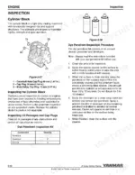 yanmar-3jh5e-to-4jh4-hte-marine-engines-service-manual-0bjhm-g00200-exploded-view-140.webp Yanmar 3JH5E, 4JH5E, 4JH4-TE, 4JH4-HTE cylinder block inspection, cap plug diagram, and dye penetrant procedure.