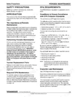 yanmar-3jh5e-to-4jh4-hte-marine-engines-service-manual-0bjhm-g00200-specs-95.webp Yanmar 3JH5E, 4JH5E, 4JH4-TE, 4JH4-HTE service manual page covering safety precautions and EPA emission requirements.