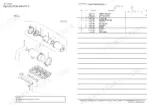 Yanmar 3TN63L-UNH2, Y00D4380 exploded view diagram and parts list for the suction manifold and air cleaner assembly.