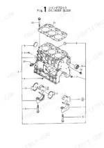 yanmar-3tna72l-uba-3tna72l-ubb-engine-parts-catalog-y00b5881-engine-parts-3.webp Yanmar 3TNA72L-UBA/UBB engine parts catalog exploded view of cylinder block, main bearings, and gasket assembly.