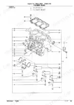 yanmar-3tne68-ntb-3tne68-tb1-etb1-engine-parts-catalog-yoof2161-engine-parts-4.webp Yanmar 3TNE68-NTB, 3TNE68-TB1, ETB1, TB014, TB016, Y00D6550 exploded view diagram of the engine cylinder block assembly.