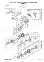 Yanmar 3TNE88-TB, 3TNE88-TB1, 3TNE88-ETB, 3TNE88-ETB1, TB135 exploded view diagram of the engine generator assembly.