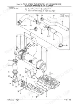 Yanmar 3TNE88-TB, 3TNE88-TB1, 3TNE88-ETB, 3TNE88-ETB1, TB135, TB1, ETB, ETB1, 3TNE88-TB(1), 3TNE88-ETB(1), 3TNE88-(E) TB (1) exploded view of suction manifold and air cleaner assembly.