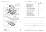 yanmar-3tnm72-afs-mower-ztr-parts-catalog-0cw10-g61100-engine-parts-5.webp Yanmar 3TNM72-AFS, MOWER ZTR cylinder block exploded view diagram and parts list with reference numbers and descriptions.