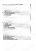 yanmar-3tnv-4tnv-series-industrial-diesel-engine-mini-excavator-skid-steer-loader-service-manual-m9961-02e050-specs-13.webp Yanmar 3TNV, 4TNV series service manual table of contents for engine disassembly, inspection, and reassembly procedures.