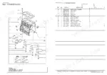 yanmar-3tnv70-dpe-mini-digger-parts-catalog-0cr10-g78700-parts-list-5.webp Yanmar 3TNV70-DPE, MINI DIGGER cylinder block exploded view diagram and parts list with reference numbers and descriptions.