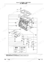 yanmar-3tnv70-ptb1r-p-t215reaa-engine-parts-catalog-yoof2161-engine-parts-6.webp Yanmar 3TNV70-PTB1R, P-T215REAA cylinder block exploded view diagram showing main bearings, bolts, and engine block components.