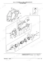 yanmar-3tnv82a-bptb-bptb1-engine-parts-catalog-p-tb228eab-electrical-parts-32.webp Yanmar 3TNV82A-BPTB, BPTB1, TB228 exploded view diagram of the starting motor assembly and housing components.