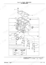 yanmar-3tnv82a-bptbz-engine-parts-catalog-yoof2161-engine-parts-6.webp Yanmar 3TNV82A-BPTBZ, TB128FR cylinder block exploded view with main bearings.