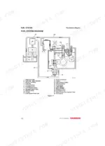 yanmar-3tnv82a-to-4tnv106t-industrial-engines-service-manual-0btnv-g00101-system-diagram-254.webp Yanmar TNV series fuel system diagram showing fuel tank, pump, filter, and injection pump components with numbered legend.