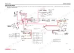 yanmar-3tnv82a-to-4tnv106t-industrial-engines-service-manual-0btnv-g00101-wiring-389.webp Yanmar TNV series electrical wiring diagram showing starter, key switch, solenoids, fuses, and color code table.