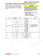yanmar-3tnv82a-to-4tnv106t-industrial-engines-service-manual-0btnv0-g0000-torque-81-1.webp Yanmar 3TNV82A-4TNV106T service manual table showing standard tightening torque specifications for bolts, nuts, and PT plugs.
