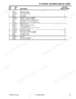 yanmar-3tnv88-bkms-4tnv88-bkms-4tnv88-bdms-engines-parts-catalog-917329-page-9.webp Yanmar 3TNV88-BKMS parts list for flywheel housing and oil sump components.
