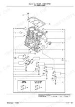 yanmar-3tnv88-bptbz-engine-parts-catalog-yoof2161-engine-parts-6-1.webp Yanmar 3TNV88-BPTBZ, TB138FR exploded view diagram of the cylinder block, main bearings, and head gasket components.
