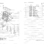 Yanmar 3TNV88-N5FA cylinder block exploded view diagram and parts list with reference numbers and descriptions.