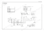 Yanmar 3YM30 B-type instrument panel wiring diagram and color coding table.