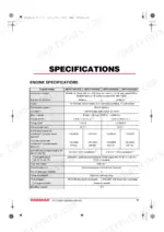 yanmar-4by3-150-to-6by3-260z-marine-engines-operation-manual-0aby0-g00301-specs-83.webp Yanmar 4BY3-150, 4BY3-150Z, 4BY3-180, 4BY3-180Z, 6BY3-220, 6BY3-220Z, 6BY3-260, 6BY3-260Z engine specifications data table.