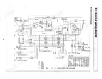 Yanmar 4JHE, 4JH-TE, 4JH-HTE, 4JH-DTE B-2 type instrument panel electrical wiring diagram with key switch table.